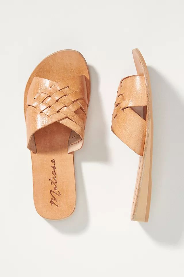 Matisse Azul Slide Sandals | Anthropologie (US)