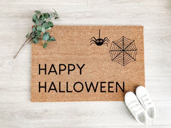 Read the full title
    Happy Halloween Doormat – Fall Porch Decor - Fall Decor - Welcome Mat ... | Etsy (CAD)