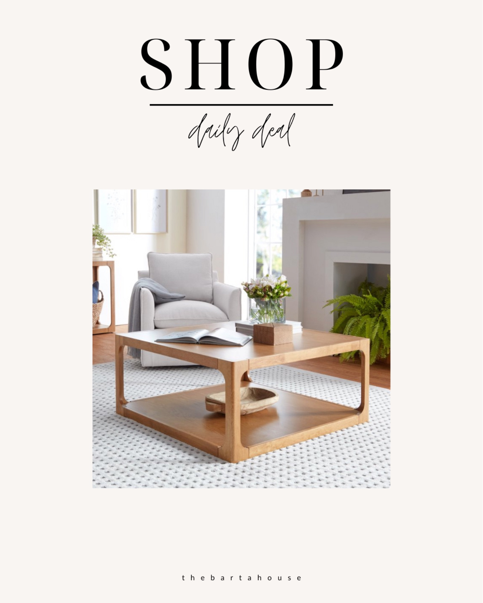 Walmart 40x40 coffee table for $188! 

#LTKHome