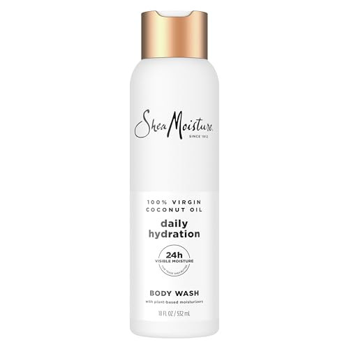 SheaMoisture Virgin Coconut Oil Body Wash Nourish and Replenish Skin Daily Hydrating body wash for 24H Visible Moisture for Healthy, Glowing Skin 18 oz | Amazon (US)