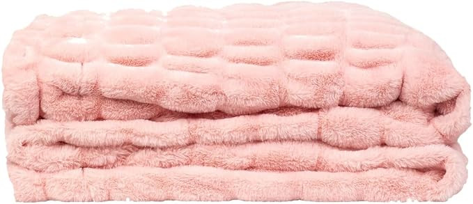 Big Blanket Co Cloud Luxe Oversized Blanket 6x6 ft Rose | Amazon (US)
