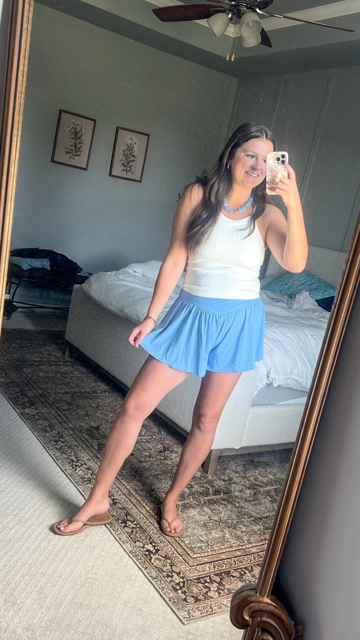 Comfy summer outfit! These shirts fit in all the right places and make me feel great. Love that this tank has a built in bra too. Size medium in both, tts!!

Comfy outfit / mom outfit / comfy mol outfit / weekend outfkt / running errands / sahm / wfh outfit / everday outfit / casual mom outfit / casual cute / comfy cute / built in bra / Amazon outfit / active wear / active shorts / mom shorts / post Partum outfit / mom style / comfy style / beaded necklace

#LTKootd #LTKmomlife