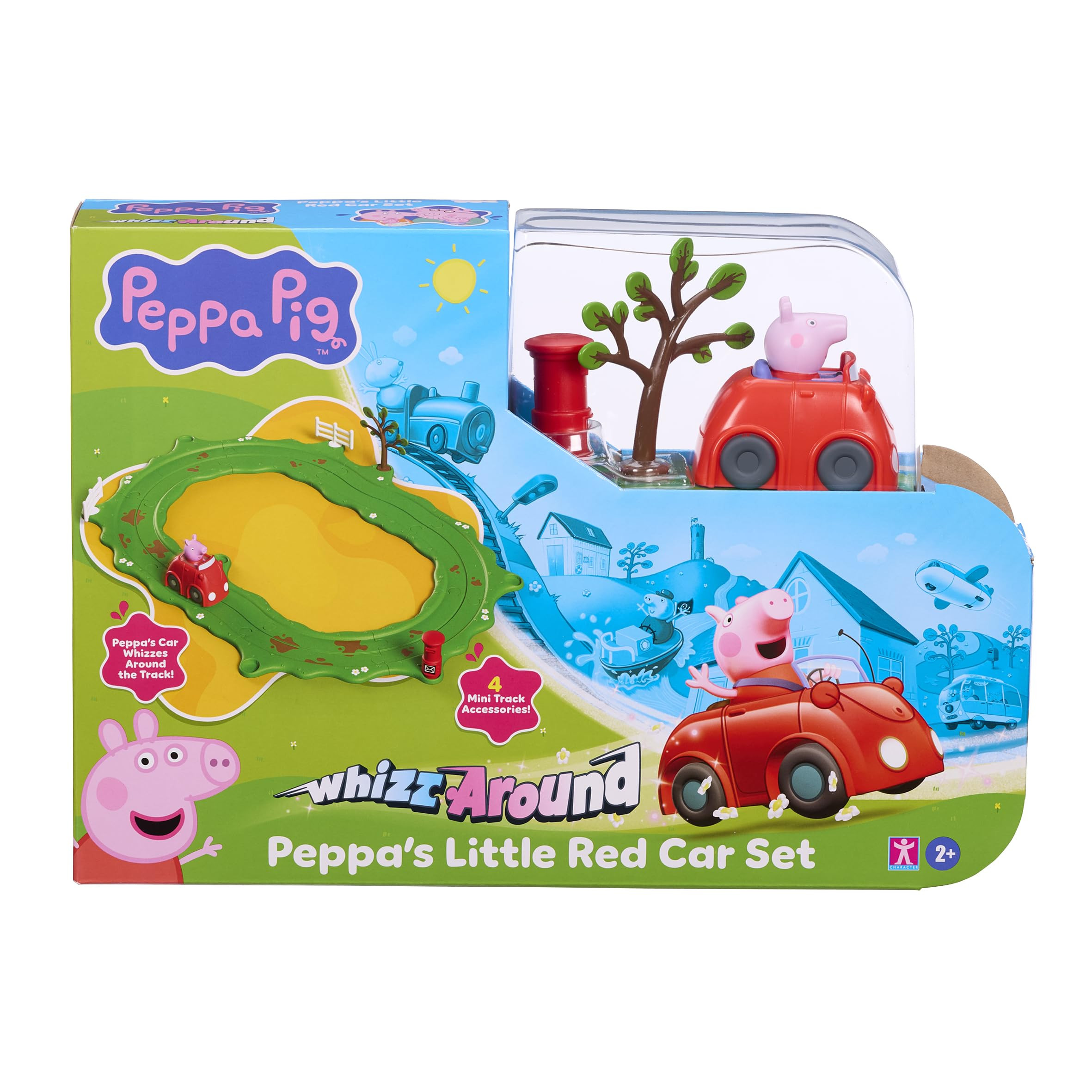Peppa Pig Whizz Around Peppa’s Little Red Car Set, Motorised Vehicles, Track Toys, Pre-school T... | Amazon (UK)