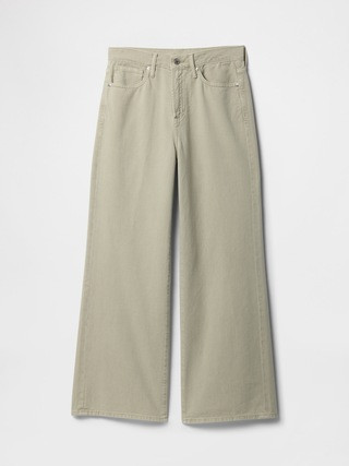 High Rise Wide-Leg Jeans | Gap Factory