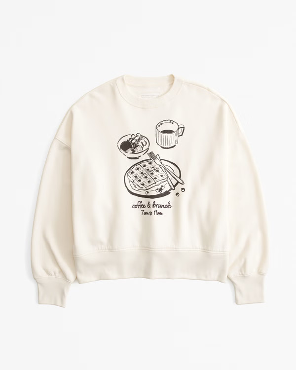 Coffee & Brunch Graphic Easy Sunday Crew | Abercrombie & Fitch (US)