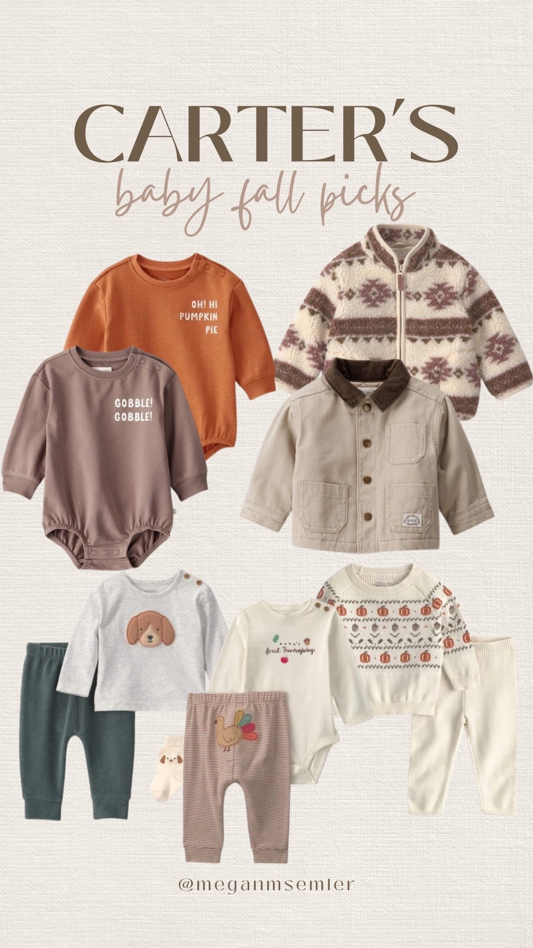 Carters baby fall picks

#LTKootd #LTKSeasonal #LTKBaby