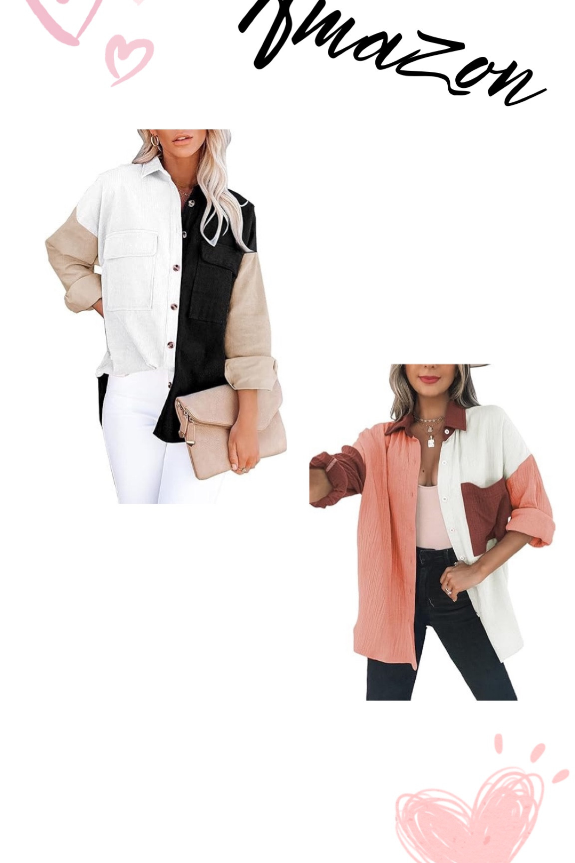 Two tone + button downs! Amazon 

#LTKmidsize #LTKfindsunder50 #LTKxPrime