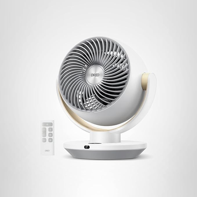 Dreo Fan for Bedroom, Desk Air Circulator Fans with Remote, 11 Inch Table Fan for Whole Room, 60f... | Amazon (US)