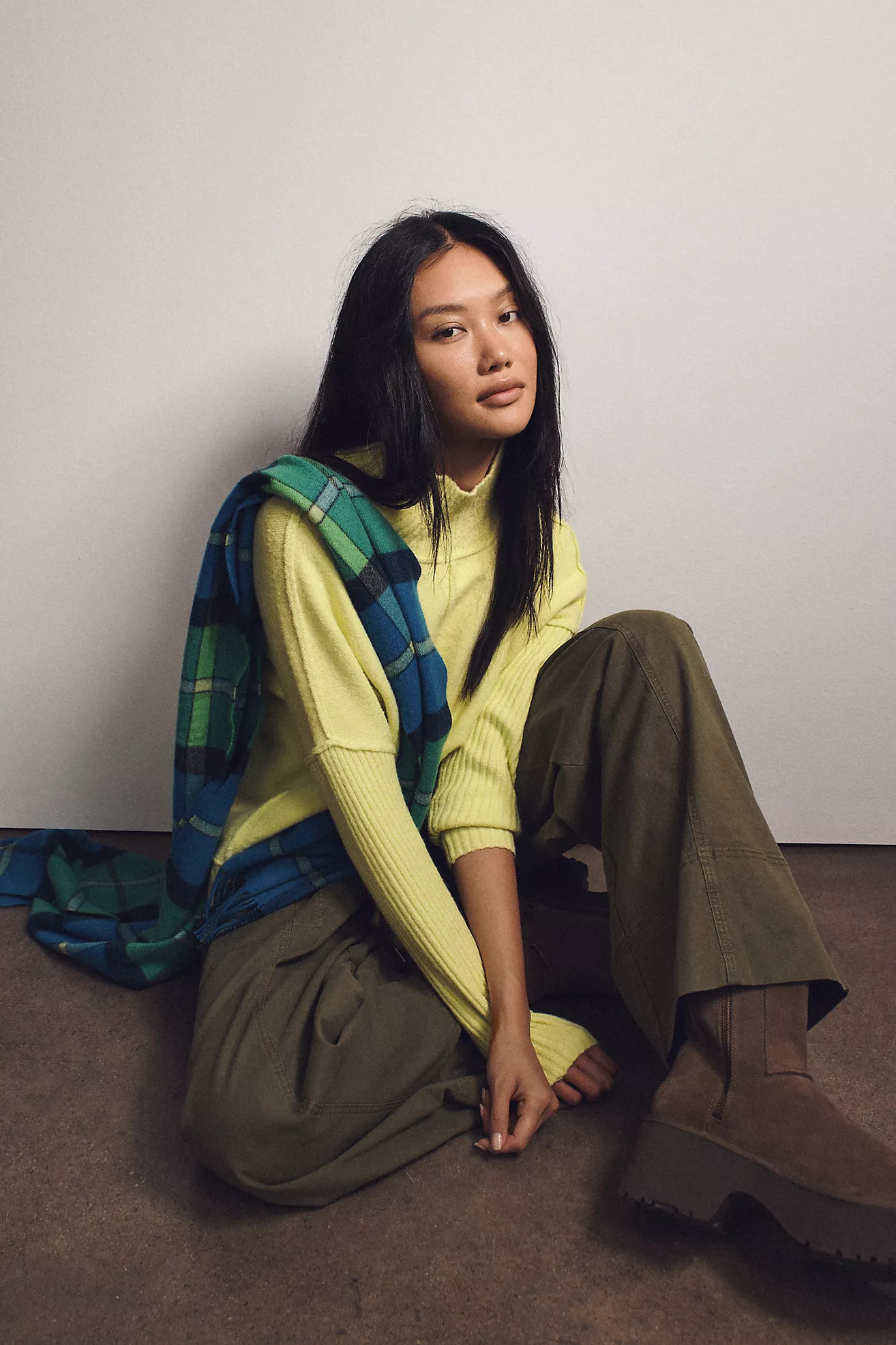 The Gretchen Cozy Mock-Neck Sweater by Maeve | Anthropologie (US)