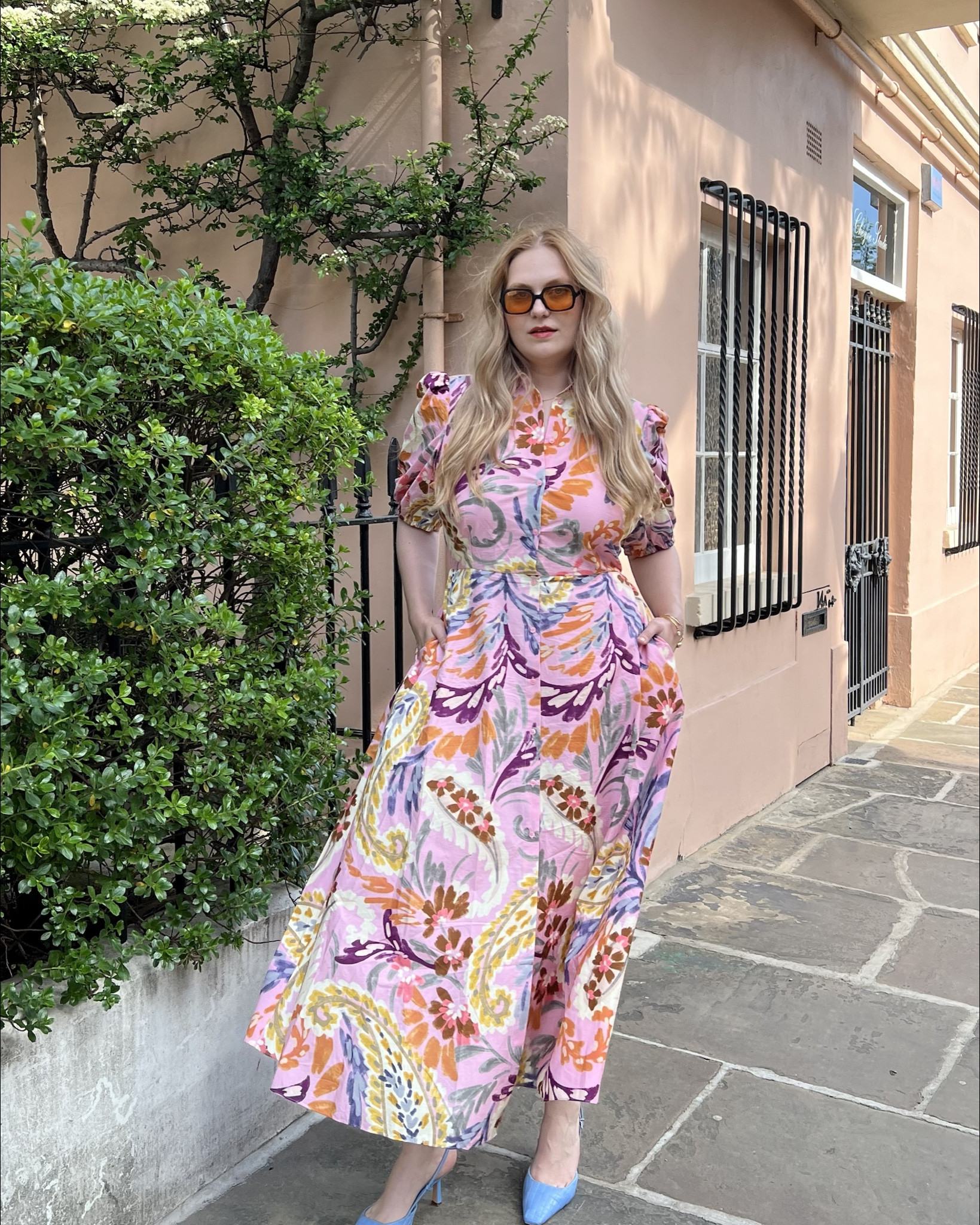 Hobbs, Zara, Asos, transitional outfit, spring outfit, summer outfit, spring dress, maxi dress, floral dress, puff sleeve dress, slingback heels, summer dress, spring outfits

#LTKspring #LTKstyletip #LTKeurope