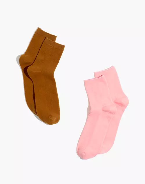Ribbed Ankle Socks | Madewell