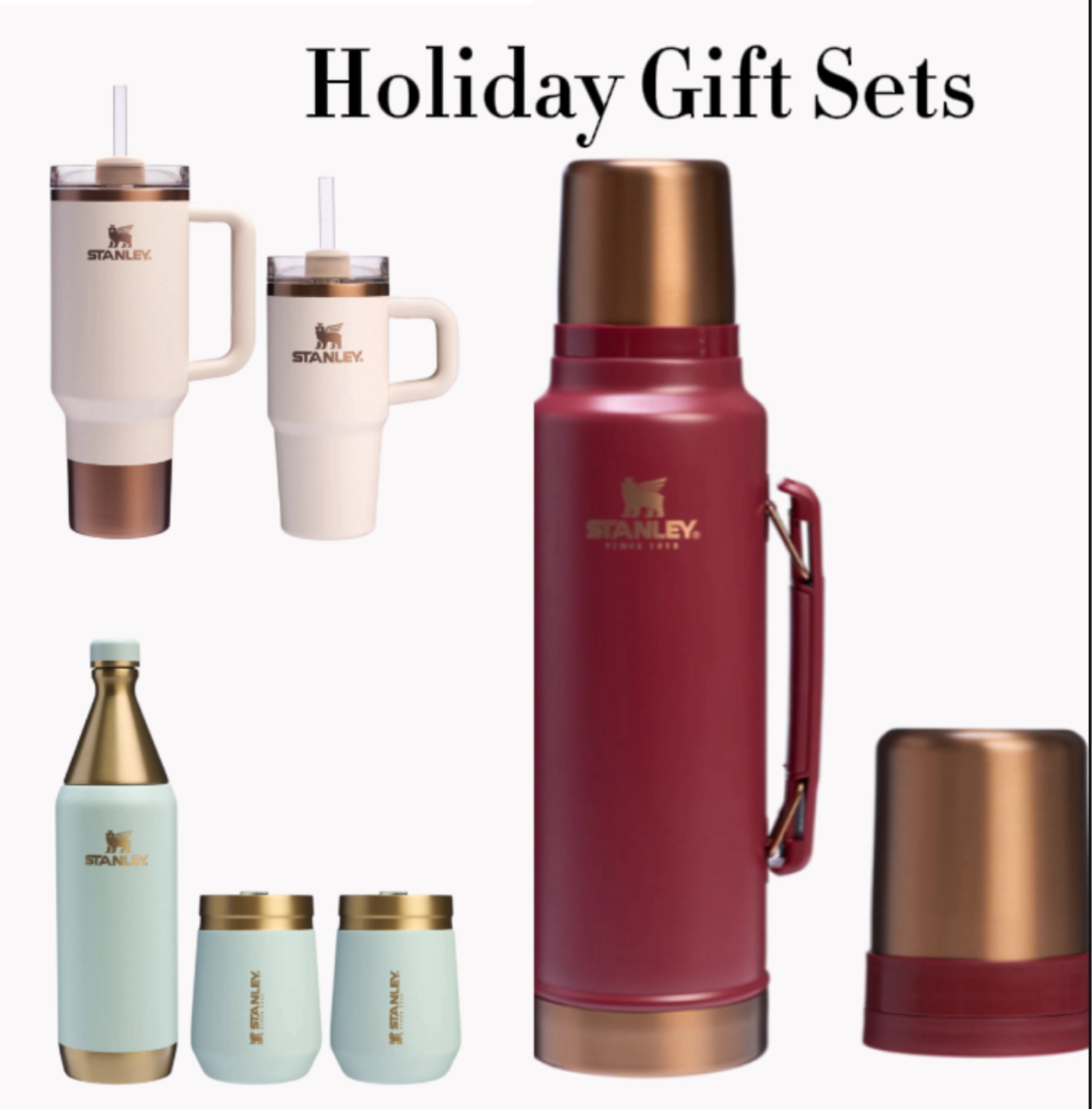 These gift sets are a great idea for that someone that you never know what to get them!!!! Easy and something they will love! 

#stanley #giftsets #holidays 

#LTKGiftGuide #LTKHoliday #LTKFindsUnder100