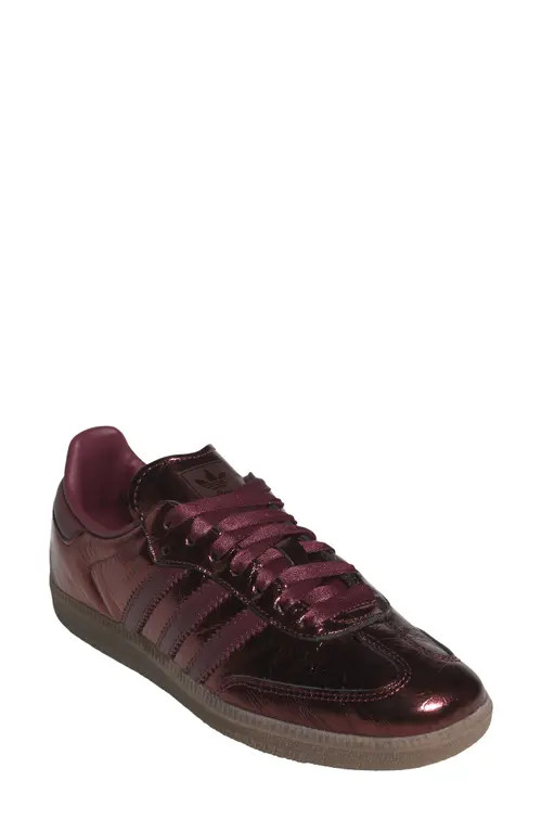 adidas Samba OG Sneaker in Maroon/maroon/gum5 at Nordstrom | Nordstrom