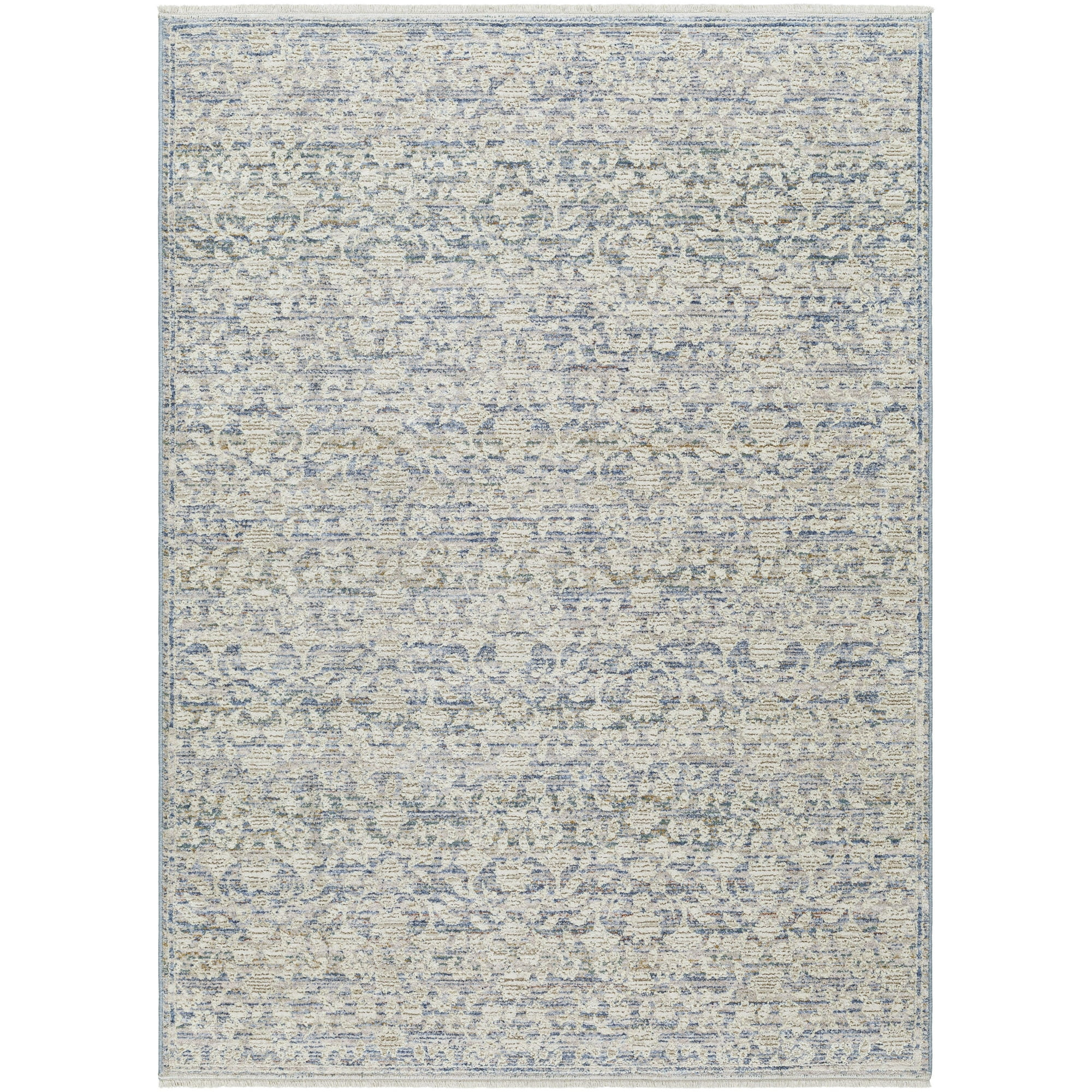Better Homes and Gardens Blue Floral 5x7 Area Rug | Walmart (US)
