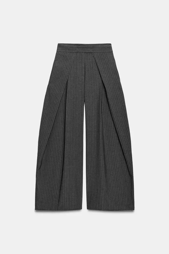 ZW COLLECTION PINSTRIPE DARTED TROUSERS | Zara AU