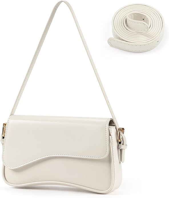 Sightor Shoulder Bag for Women, PU Leather Crossbody Bag Clutch Purse with 2 Adjustable Straps Ho... | Amazon (US)