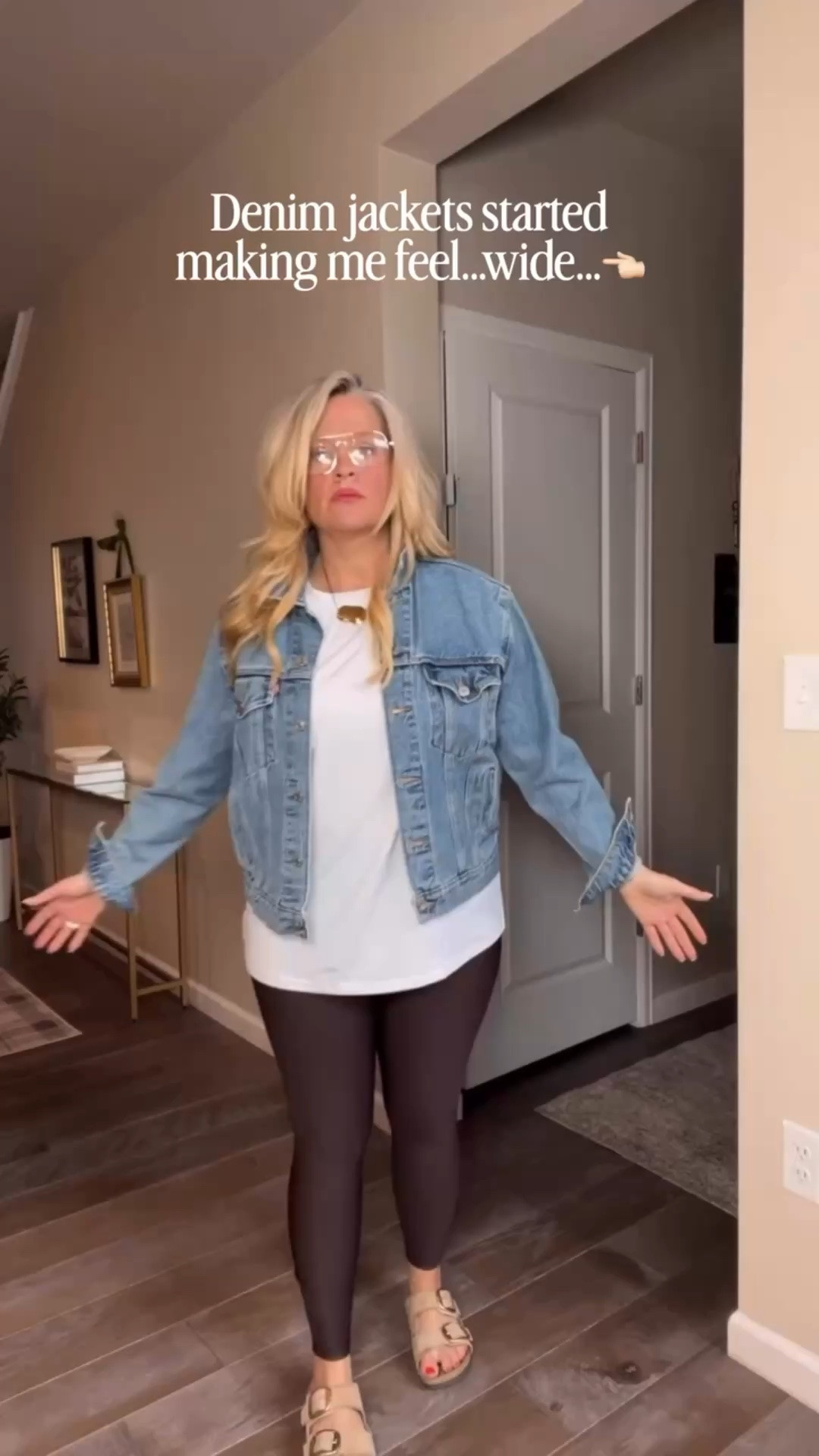 💖LIKE and comment "DENIM" below and I’ll DM you the outfit links + details! 💌 

This denim jacket shouldn’t be this good for $40.

The quality is better than the $100+ ones at Nordstroms…

And actually feels better on.
Structured (so it doesn’t add bulk)
Lightweight (so it doesn’t feel stiff)
And somehow just makes everything look more put together.

I’ve tried a lot of denim jackets…
this is the one I keep reaching for.

And I don’t think it’s going to stay in stock.

Comment DENIM and I’ll send you the exact one before it’s gone!

👑"Helping you look good, feel good!" - Lindsey Denver 

#Midsizestyle  #over45 #size10 #size12 #midsizeootd