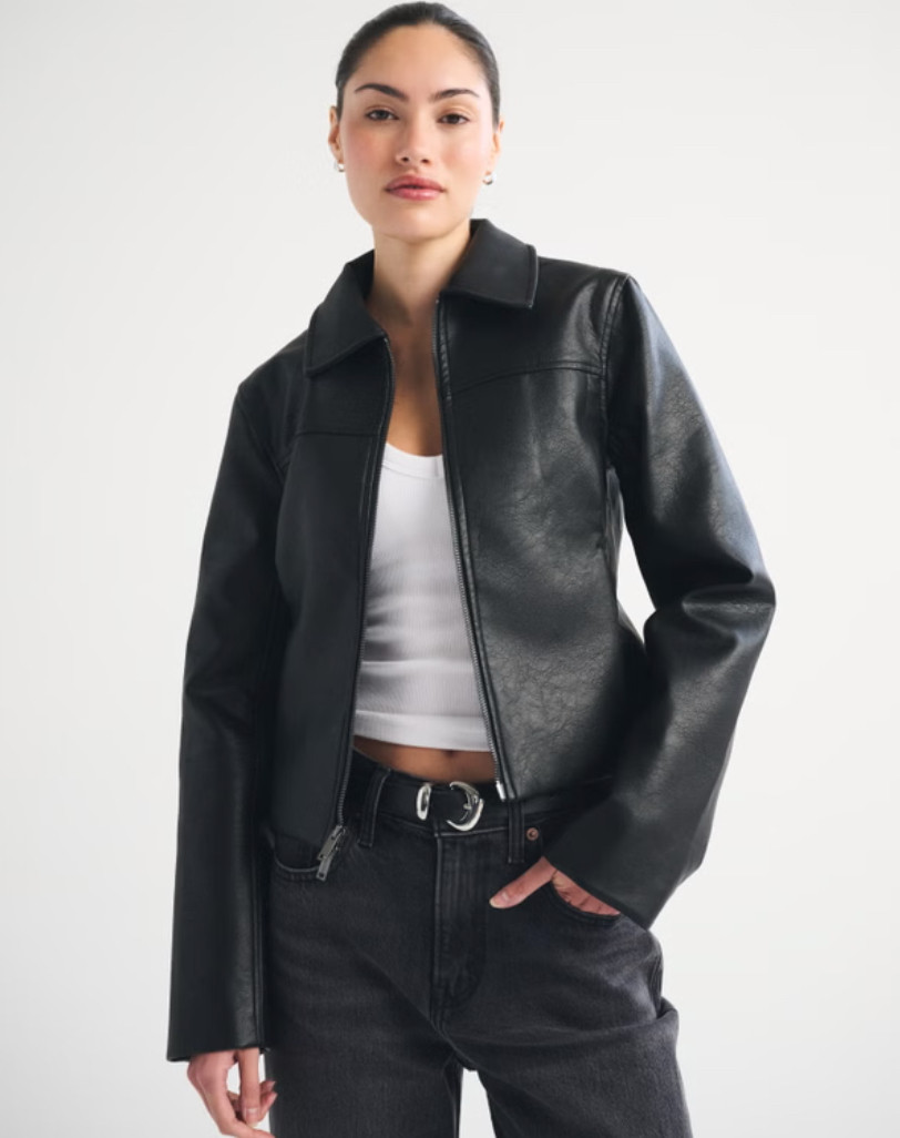 My favorite pieces from @abercrombie  Loving all the earth tones and the cozy vibes. Fall style, Fall fashion, fall trends, chocolate brown, trench coat, leather jacket, suede jacket, wide leg trousers, cashmere sweater, cardigan.  

 #LTKootd #LTKSeasonal