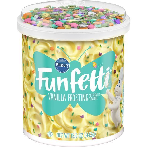 Pillsbury Funfetti Spring Vanilla Flavored Frosting - 15.6oz | Target
