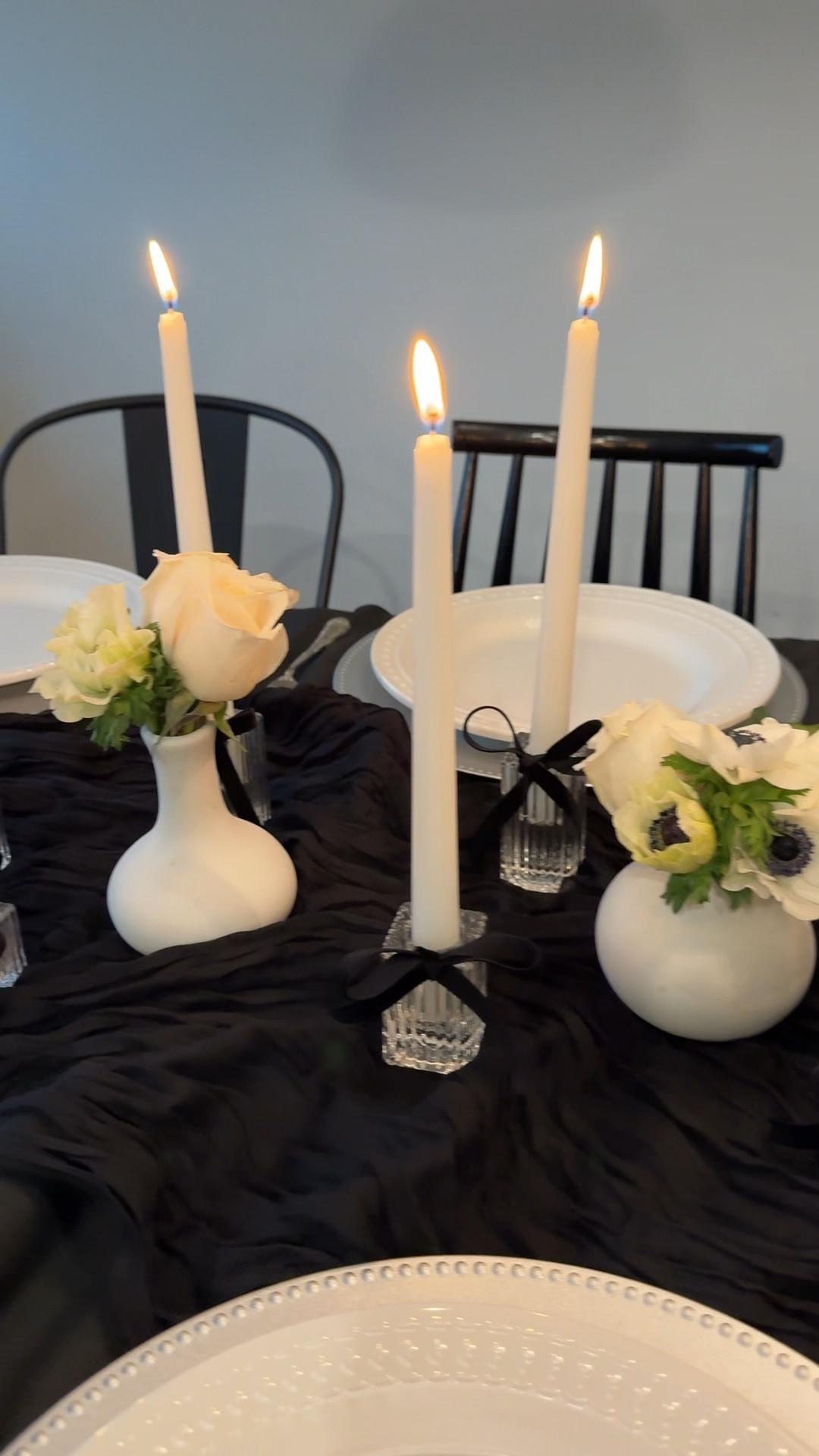 Black and white dinner glam! 

#LTKFindsUnder100 #LTKParties #LTKHome