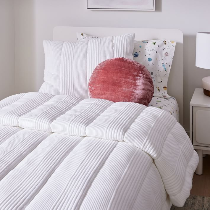 Jersey Linear Cloud Comforter & Shams | West Elm (US)