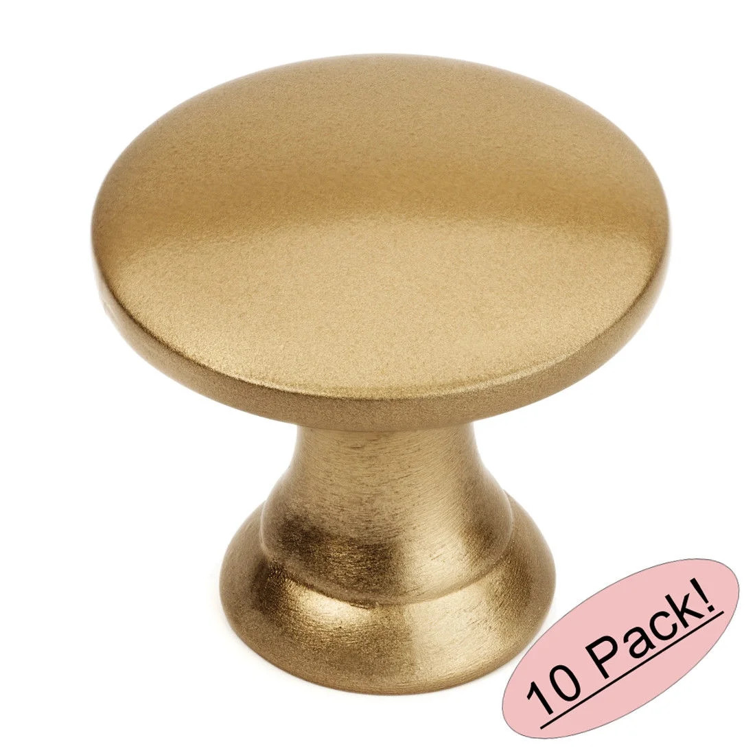 Cosmas 4545GC Gold Champagne Cabinet Hardware Round Knob - 7/8" Diameter - 10 Pack | Walmart (US)