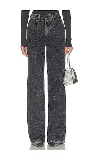 Good Skate Wide Leg Crystal Jeans | Revolve Clothing (Global)