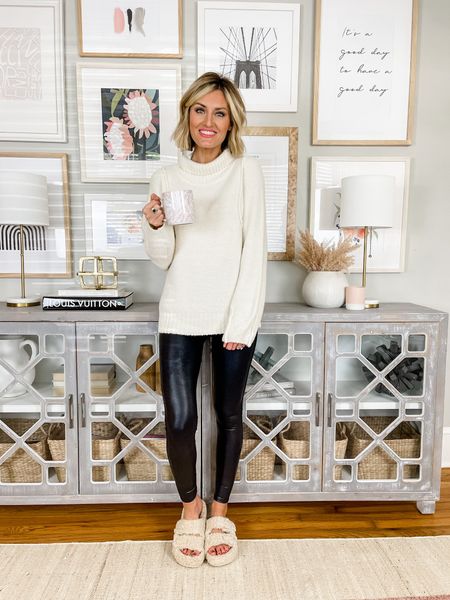 Casual outfit idea! This sweater from Amazon comes in so many colors! Loverly Grey is wearing an XS and a small in the leggings

#LTKHoliday #LTKunder50 #LTKstyletip