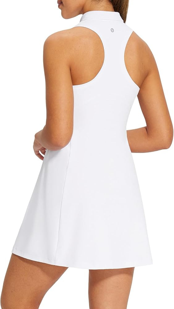 baleaf Womens Golf Dress Sleeveless Tennis Dresses with Built in Shorts Pockets Racerback Workout... | Amazon (US)