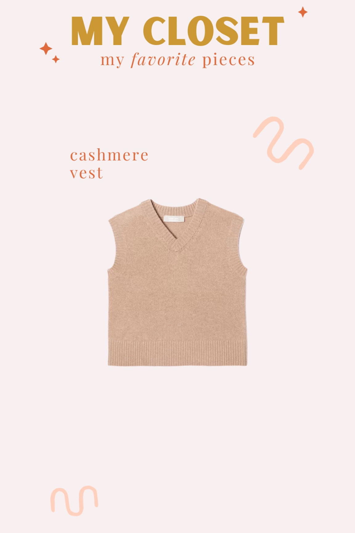 Cashmere vest 😍 fun for layering!

#LTKfit #LTKFind