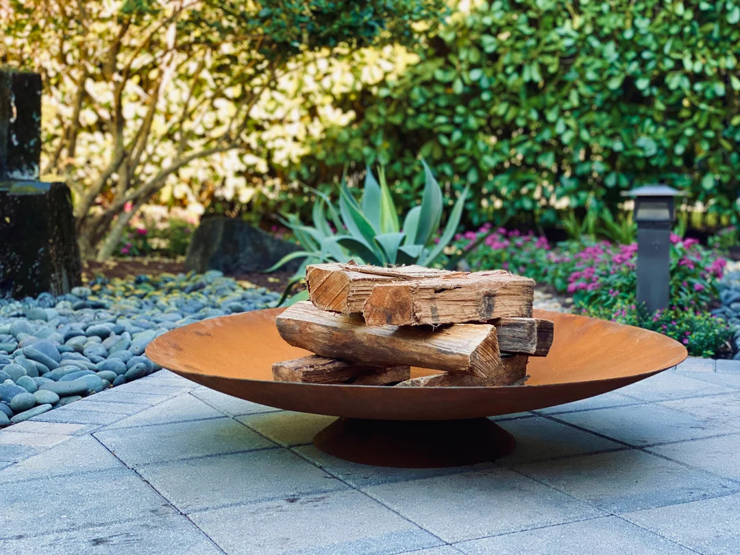 Corten Steel Fire Pit, Bowl, Water Bowl*, and Planter Bowl | Etsy (US)