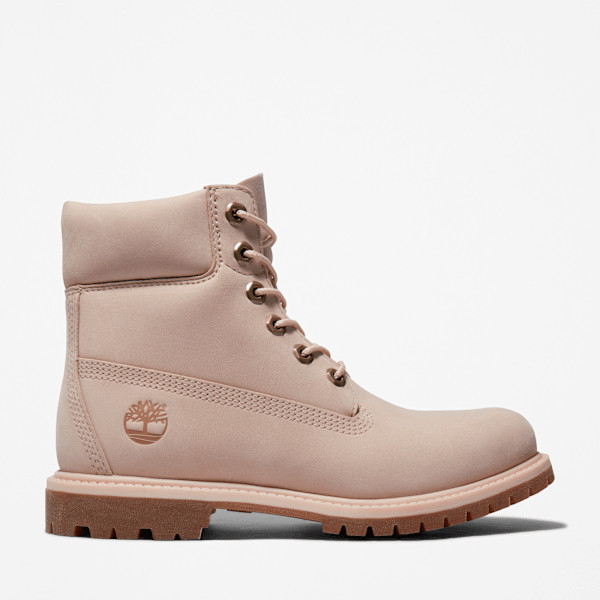 Women's Timberland® Premium 6-Inch Waterproof Boot in Cameo Rose | Timberland (US)