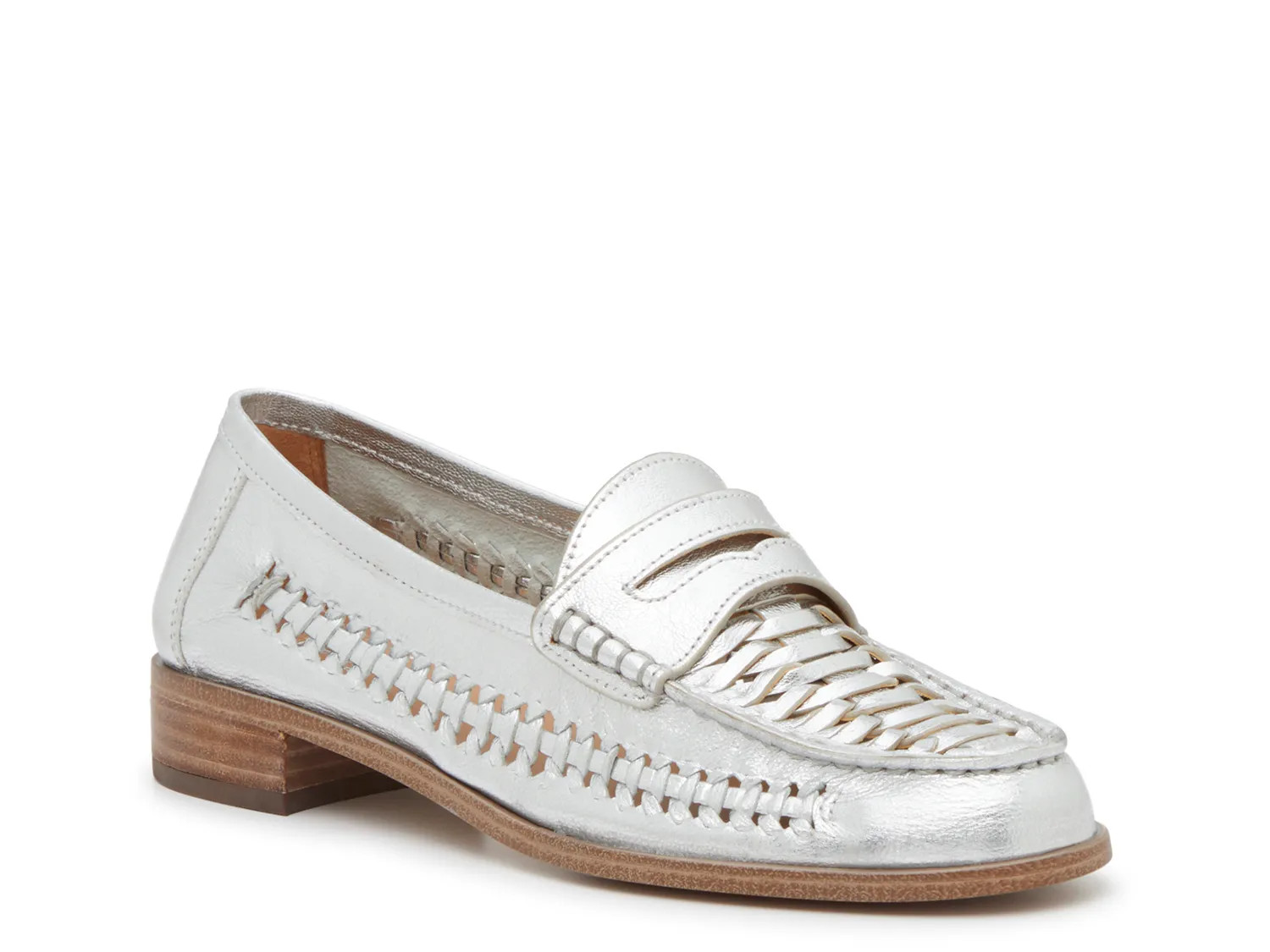 Vince Camuto Calie Loafer | Women's | Silver Metallic | Size 10 | Loafers | DSW