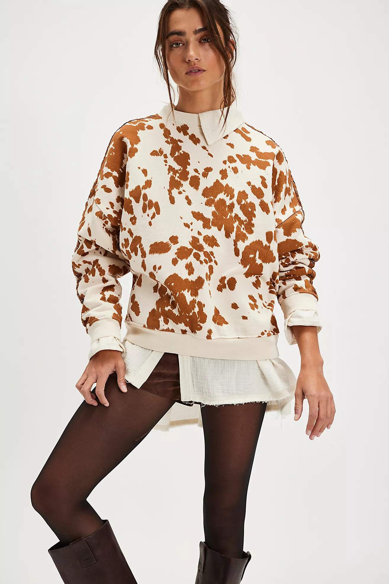 Saddle Up Sweatshirt | Free People (Global - UK&FR Excluded)