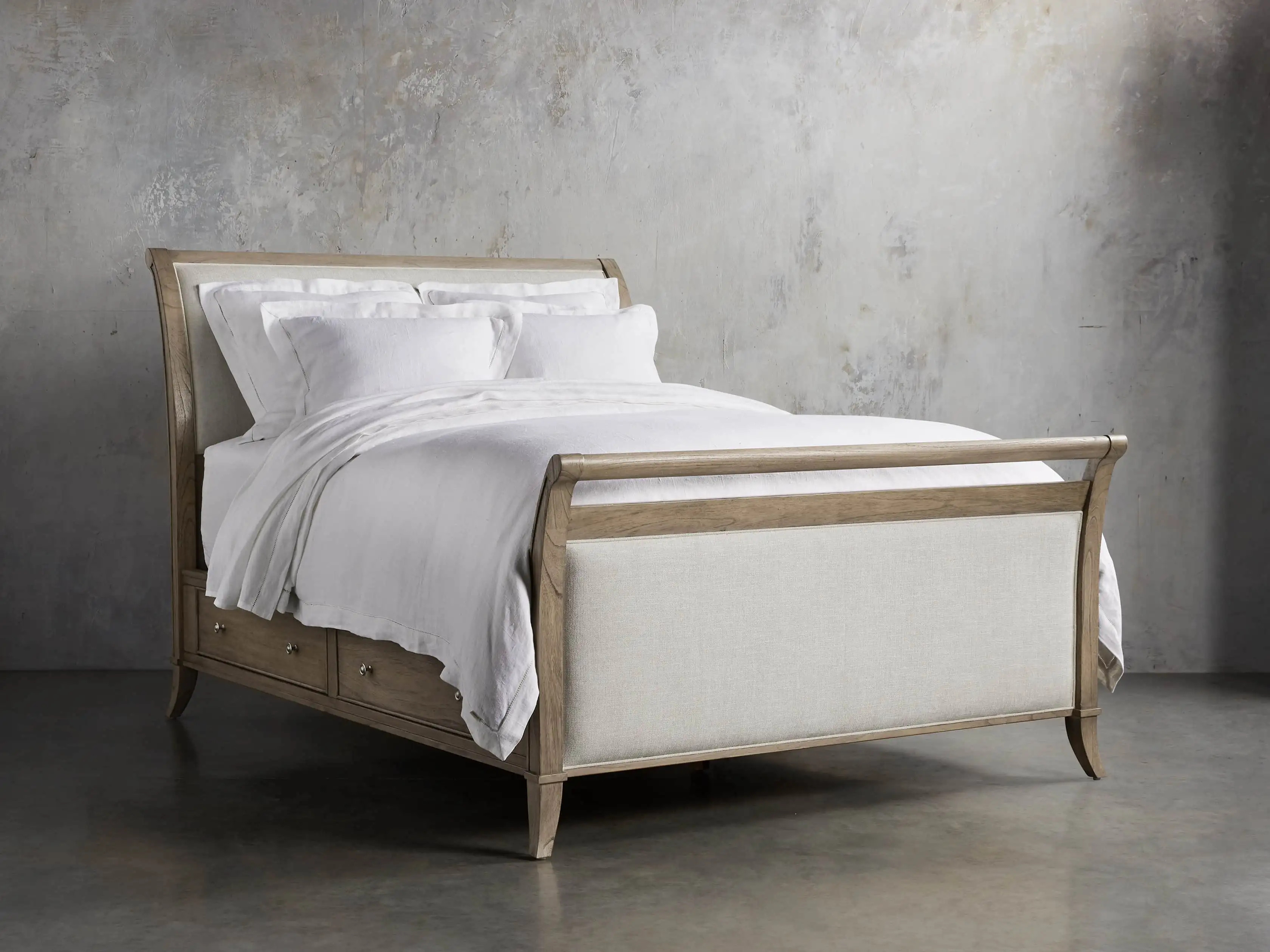 Pearson Storage Sleigh Bed | Arhaus