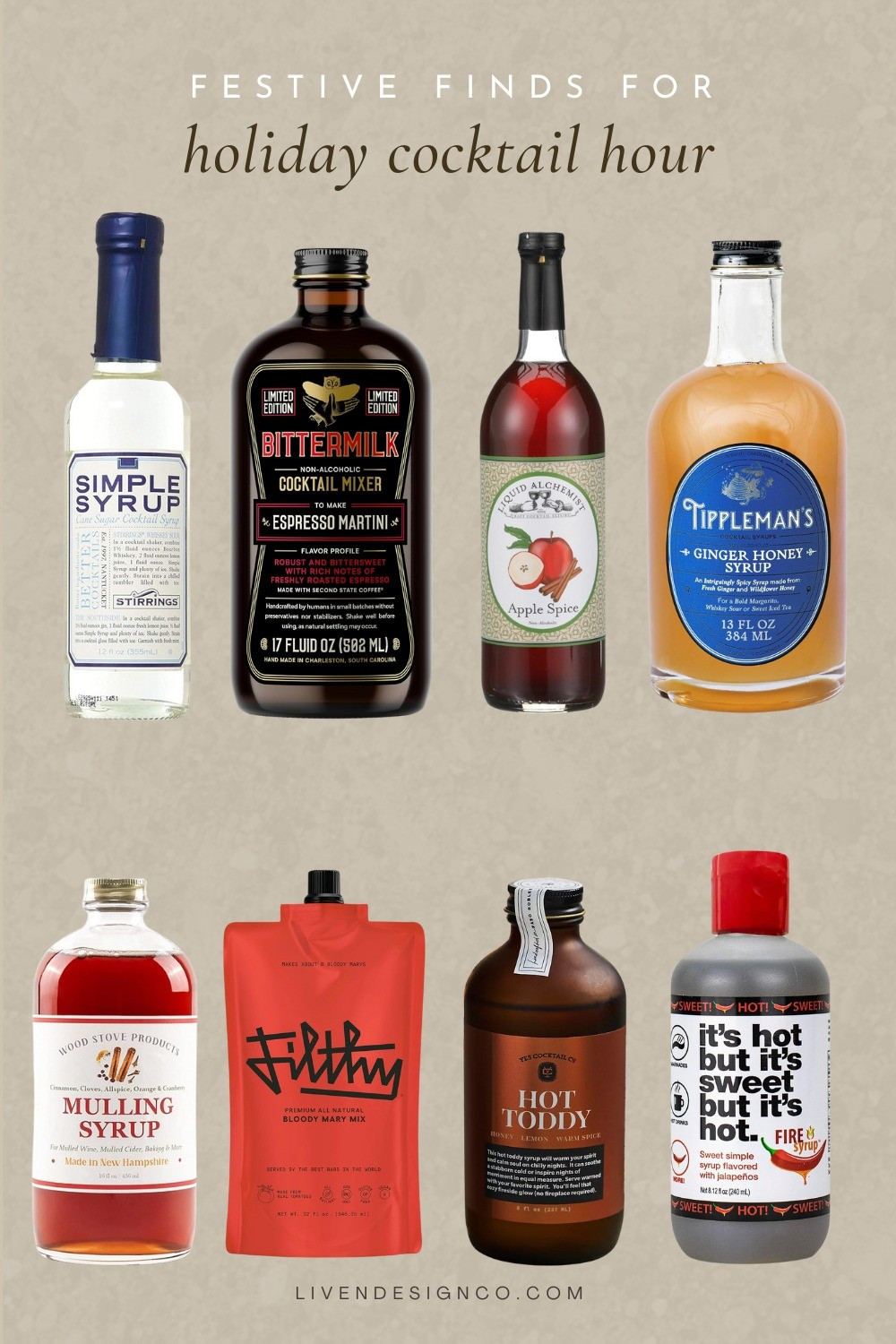 Holiday cocktail hour. Christmas party. Gift for cocktail lover. Mixer. Happy hour. Home bar. Entertaining 

#LTKHoliday #LTKSeasonal #LTKHome