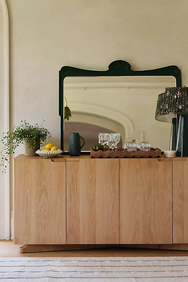 Victoria Wood Mantel Mirror | Anthropologie (US)