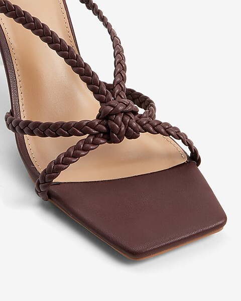 Braided Knot Strap Mule Sandals | Express