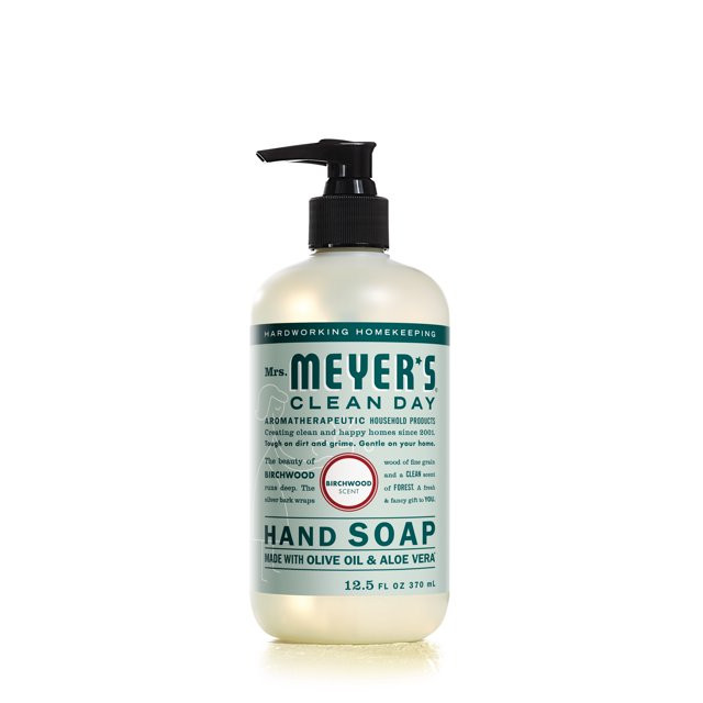Mrs. Meyers Clean Day Liquid Hand Soap, Birchwood Scent, 12.5 Ounce Bottle | Walmart (US)