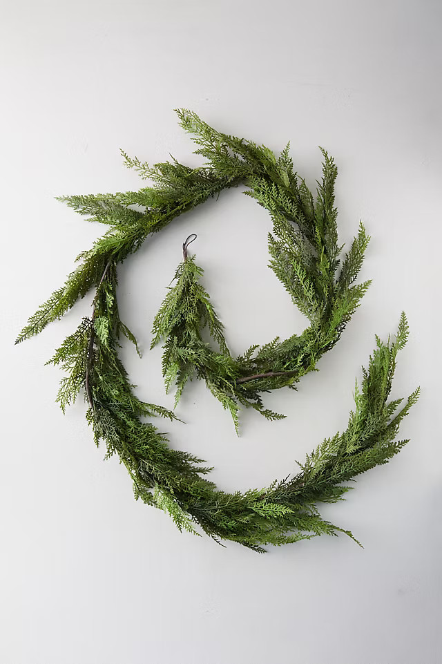 Faux Cedar Garland | Anthropologie (US)