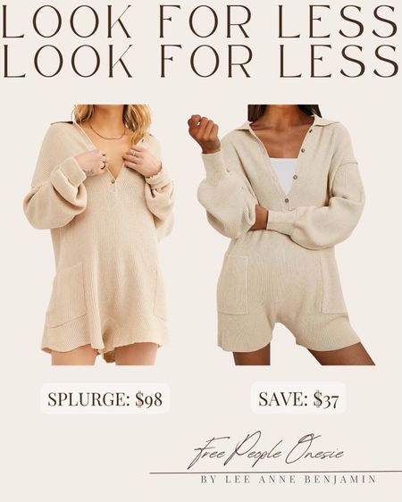 Free People look for less sweater onesie from Amazon- comes in tons of colors! 

#LTKstyletip #LTKSeasonal #LTKfindsunder50