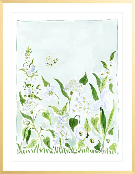 The "Garden Blues" Fine Art Print | Evelyn Henson