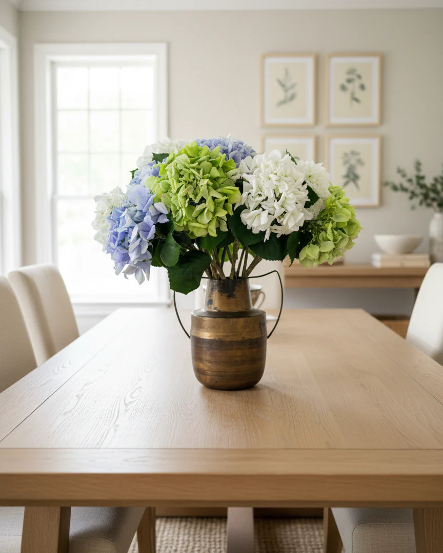 Grand Real Touch Hydrangea Branch | MJHome