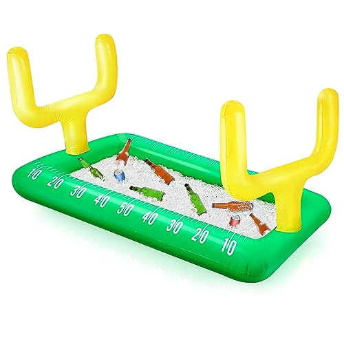 Football Inflatable Cooler for Parties Serving Bar for Football Party Supplies Super Bowl Party Decorations Green | Amazon (US)