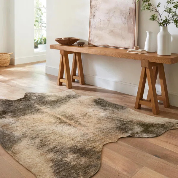 Altraud Faux Cowhide Animal Print Rug | Wayfair North America