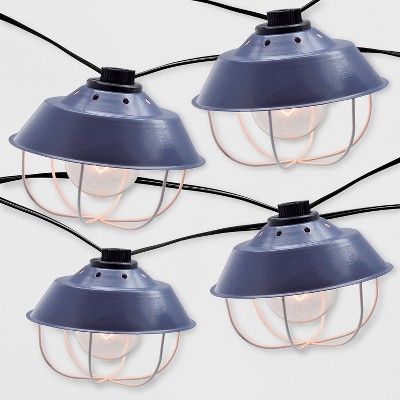 10ct Outdoor Cage String Lights - Threshold™ | Target