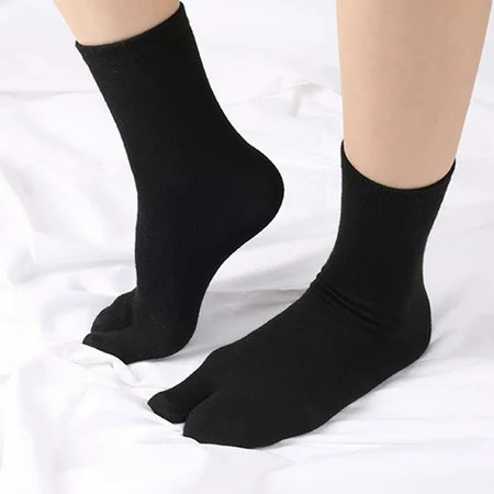 Ameiqe Flip Flop Tabi Socks Split Toe Geta Ankle Length Elastic Stockings Free Size Casual Sandal Tw | Walmart (US)