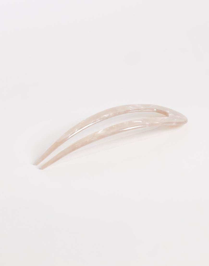 Sui Ava french twist hair pin in brown | ASOS (Global)