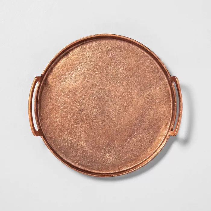 Antique Copper Finish Décor Tray - Hearth & Hand™ with Magnolia | Target