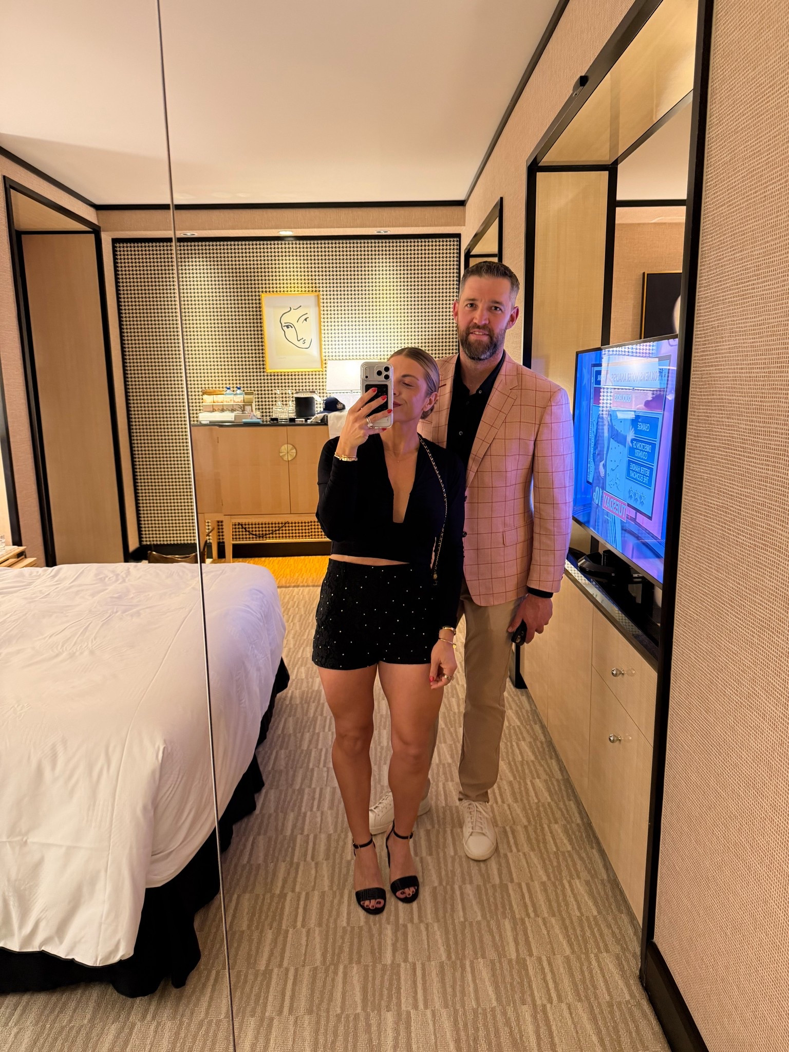 Vegas date night fit!
M in top
S in shorts 

#LTKFindsUnder50 #LTKSeasonal #LTKHoliday